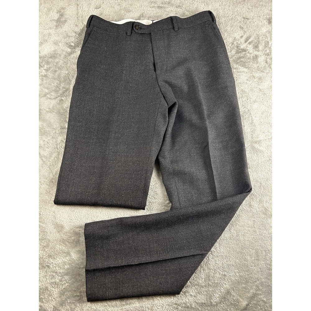 Suitsupply Napoli Suit 46 32R Charcoal Gray Reda 1865 Wool Slim Fit Italy 2Pc - Picture 10 of 14